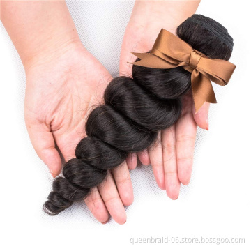 Brazilian Bundles Loose Wave Bundles Hair 100% Unprocessed Virgin Human Hair Bundles for Black Woman Loose Wave Hair Extension